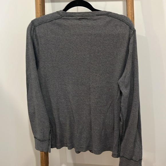 J. Crew Gray Long Sleeve Tee Classic Knit - Picture 3 of 3